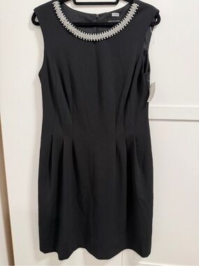 Nwt black mini dress connected apparel women’s size 10